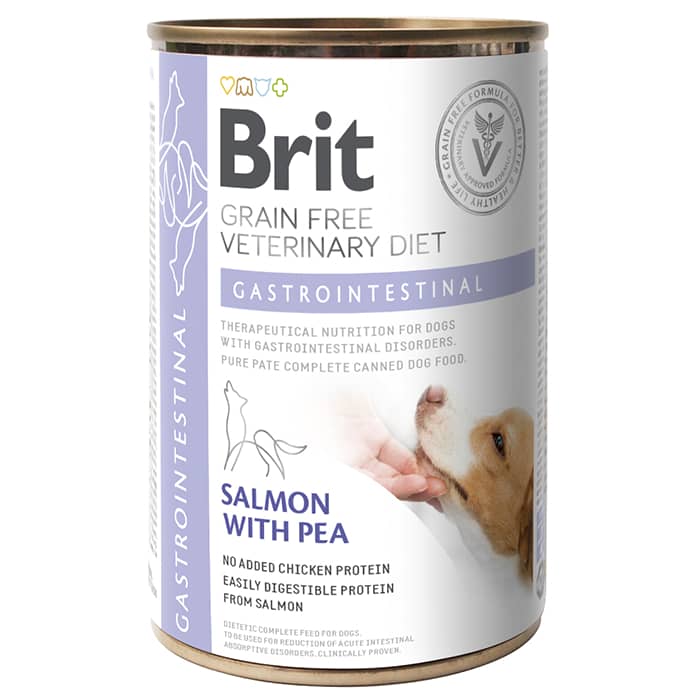 Brit Veterinary Diet Gastrointestinal veterinārie konservi suņiem gremošanai 400 g